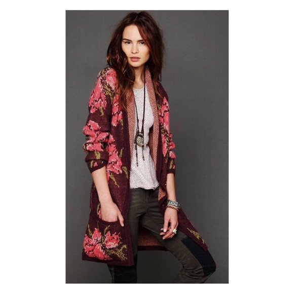 Free People Sweaters - RARE Free People Flower Power Cardigan